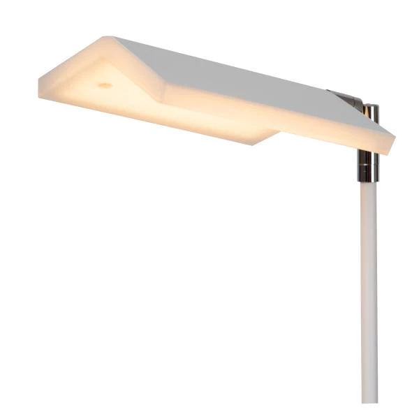 Lucide AARON - Floor reading lamp - LED Dim to warm - 1x12W 2700K/4000K - White - detail 1